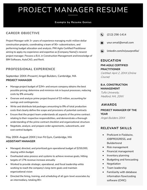 13 Manager Resume Examples and Writing Guide.